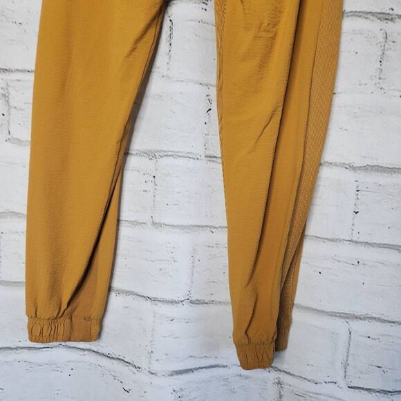 Athleta Textured Brooklyn Stretch Jogger Pants Multicolor Size 2 Yellow Gold - Picture 9 of 13